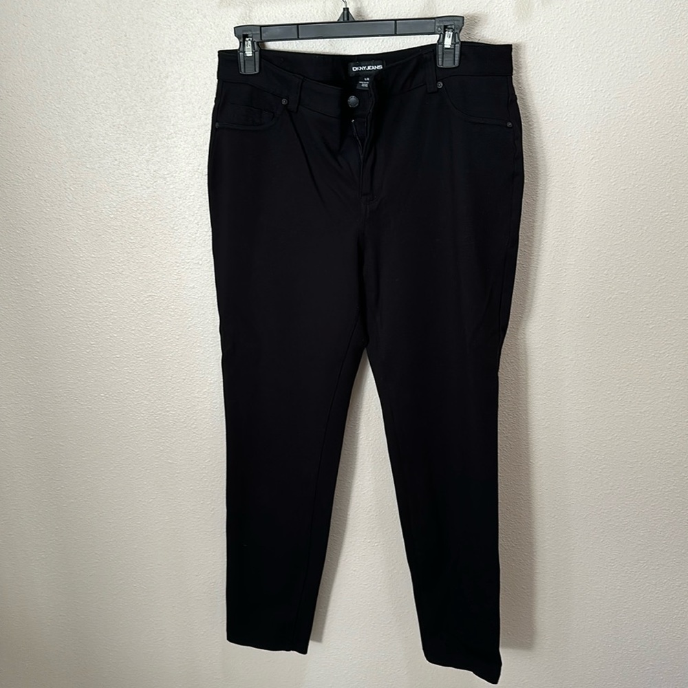 DKNY jeans, large, black, soft material